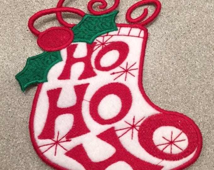 Christmas Stockings Gift Card Holders ( 12 Machine Embroidery Designs by ATW) 5X7 Hoop required