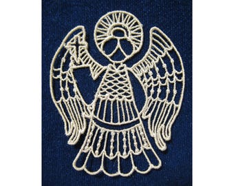 FSL Angels ( 10 Machine Embroidery Designs)  4X 4 Hoop Free Standing Lace