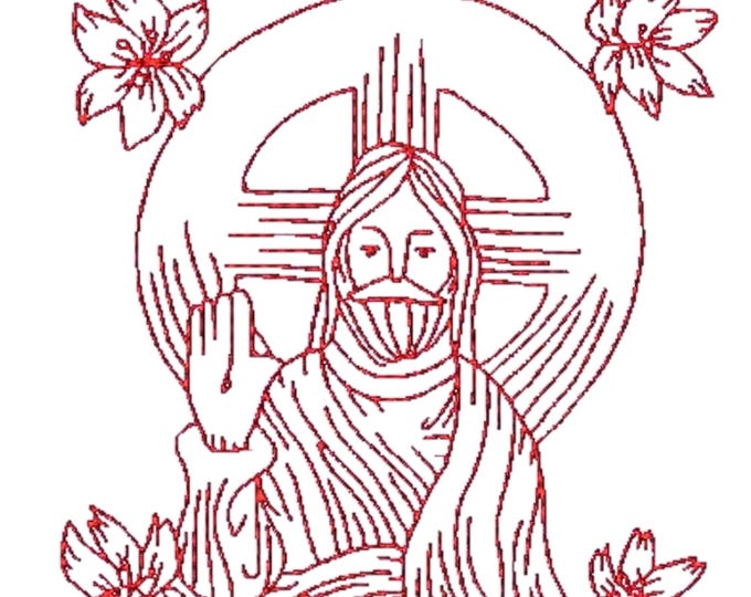 Easter Sonrise 4x4 & 5x7   Machine Embroidery Designs