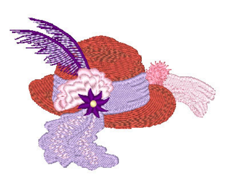 Red Hat Machine Embroidery Designs Etsy