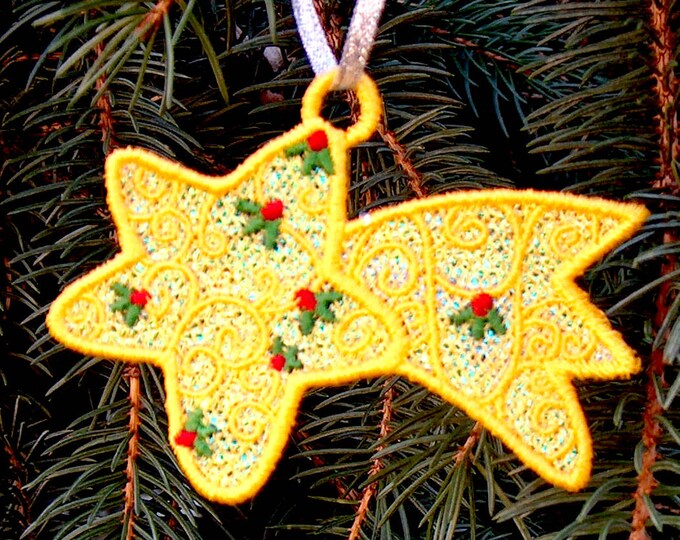 Surprise Christmas Ornaments Machine Embroidery Designs