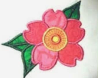 Floral Delight Applique  Machine Embroidery Designs