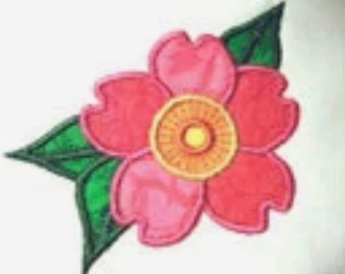 Floral Delight Applique  Machine Embroidery Designs