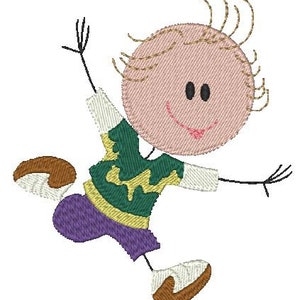 Sticky Little Kids Machine Embroidery Designs image 5