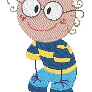 Sticky Little Kids Machine Embroidery Designs image 3