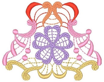 Fantasy Ornaments 32 Machine Embroidery Designs for 5x7 hoop