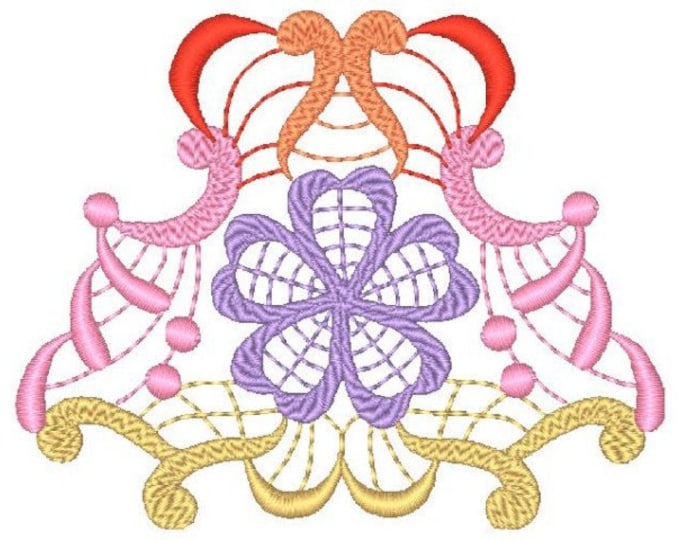 Fantasy Ornaments 32 Machine Embroidery Designs for 5x7 hoop
