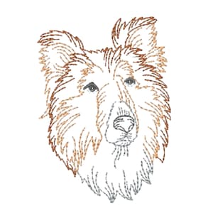 Multiline Redwork Dogs  11 Machine Embroidery Designs   4X4 Hoop Digital Download