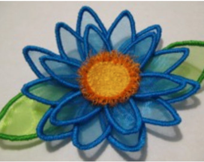 Enchanting Free-Standing Appliqué Flowers - Embroidery Designs for Creative Crafters