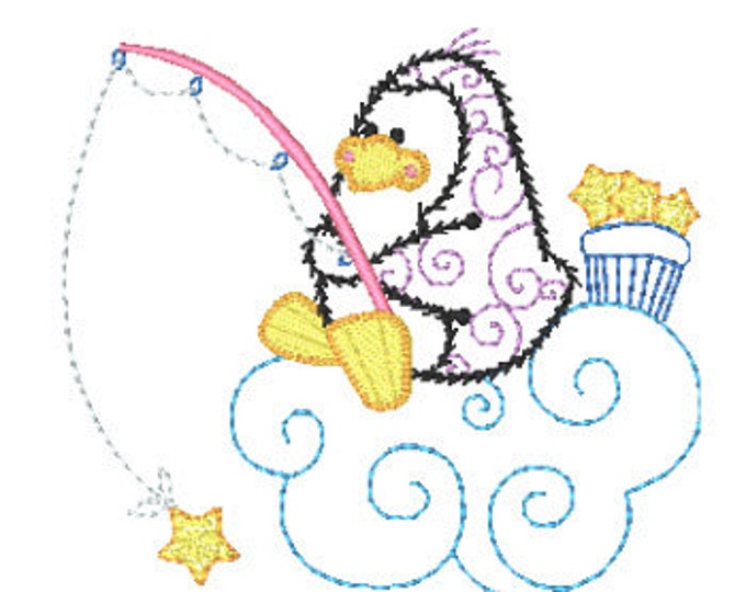 Magic Penguins   10 Machine Embroidery Designs