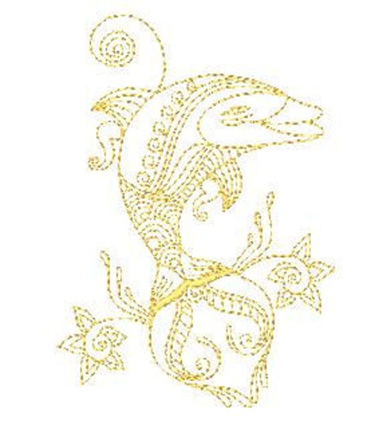 dolphin lineart 12 machine