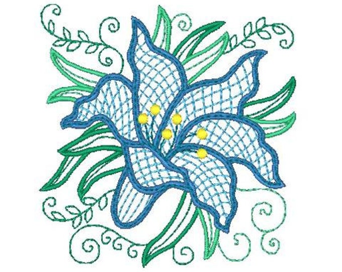 Loveable Flowers  ( 17 Machine Embroidery Designs from ATW )