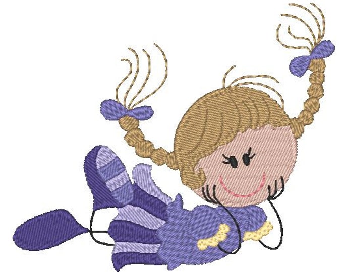 Sticky Little Kids  Machine Embroidery Designs