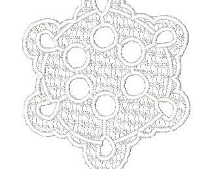 FSL Snowflakes   5 Machine Embroidery Designs