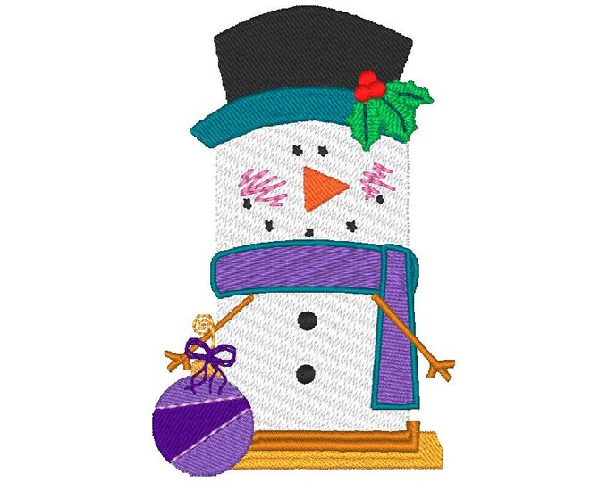 Snowman Smores Machine Embroidery Designs