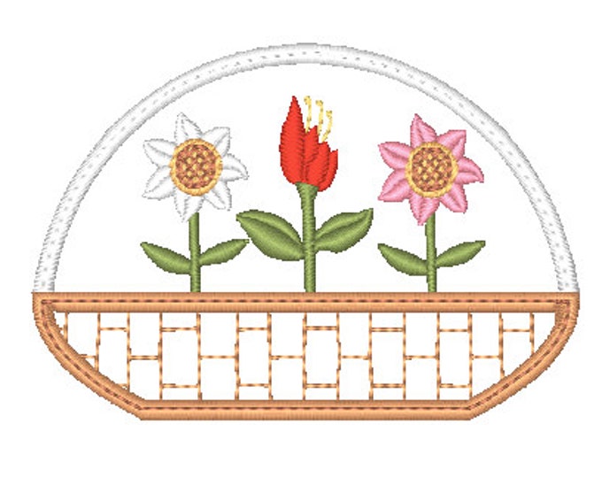 Seasonal Mobile Spring  4 Machine Embroidery Designs for PROJECT