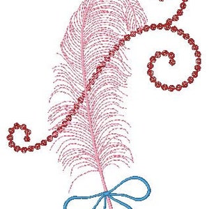 Feather Fest 5X7 Machine Embroidery Designs image 10