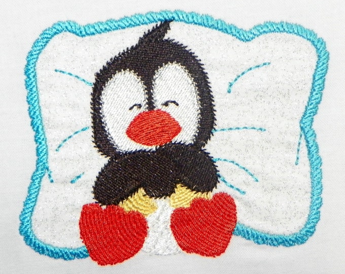 Funny Penguins Machine Embroidery Designs {4x4} Hoop 10866