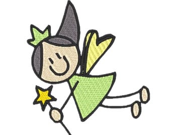 Little-Fairies ( 7 Machine Embroidery Designs from ATW ) 4X4 Hoop