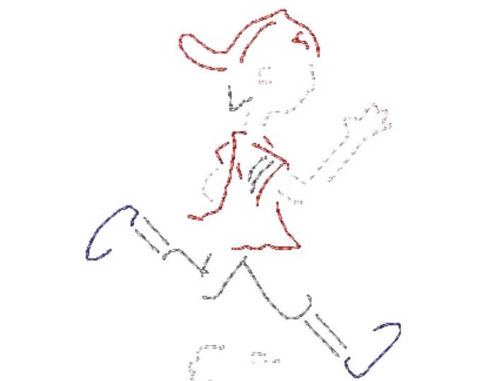 Baseball Outlines ( 7 Machine Embroidery Designs from ATW )  4X4 Hoop