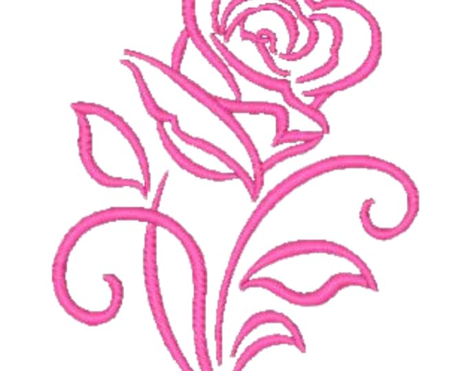 Art Deco Roses   ( 10 Machine Embroidery Designs by ATW) 4X4 hoop