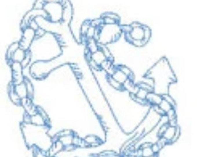 Marine Bluework 4x4 & 5x7  14 Machine Embroidery Designs