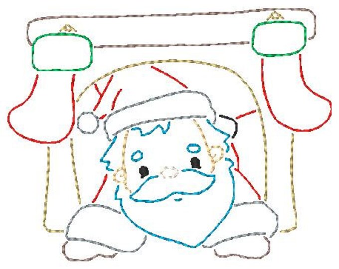 Santa Multiline Machine Embroidery Designs