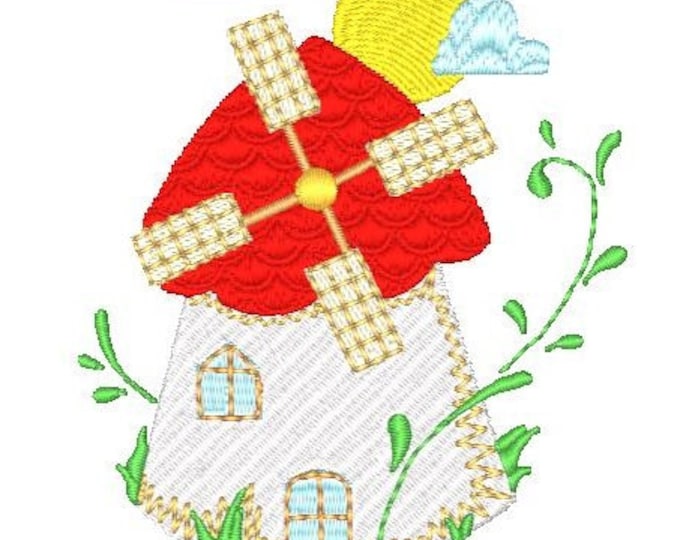 Windmills  Machine Embroidery Designs
