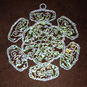 FSL Mylar Snowflake Fantasy Machine Embroidery Designs image 5