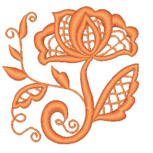 Florale Cutwork 10 Maschinenstickdateien. 4 X 4 Hoop Digitaler Download