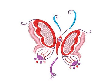 Native Butterflies  Machine Embroidery Designs