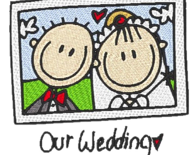 A Kids View Wedding  ( 7 Machine Embroidery Designs by ATW) 4X4 Hoop
