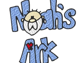 Noahs Ark Blocks-1   (7 Machine Embroidery Designs by ATW) 4X4 Hoop