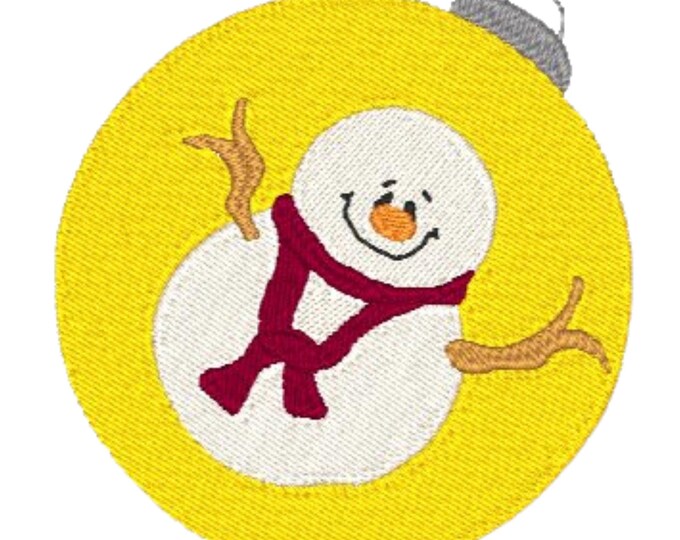 Christmas Bulbs  ( 6 Machine Embroidery Designs from ATW ) 4X4 hoop