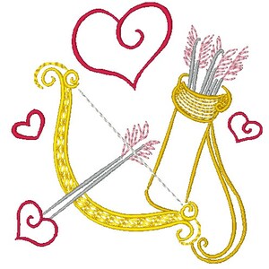 Outline Valentine Machine Embroidery Designs image 4