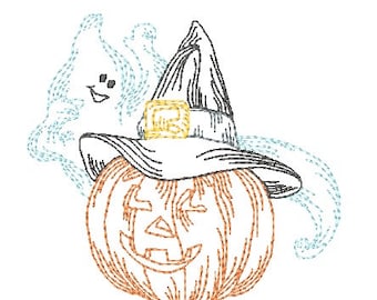 Halloween Colorline Blocks 5x7   Machine Embroidery Designs