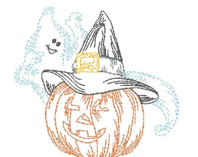 Halloween Colorline Blocks 5x7   Machine Embroidery Designs