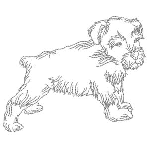 Schnauzer Dogs 10 Machine Embroidery Designs. Mixed 4X4 and 5X7 Hoop Digital DDownload image 3
