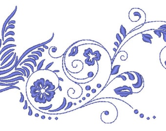 Art Deco Birds 5x7  Machine Embroidery Designs