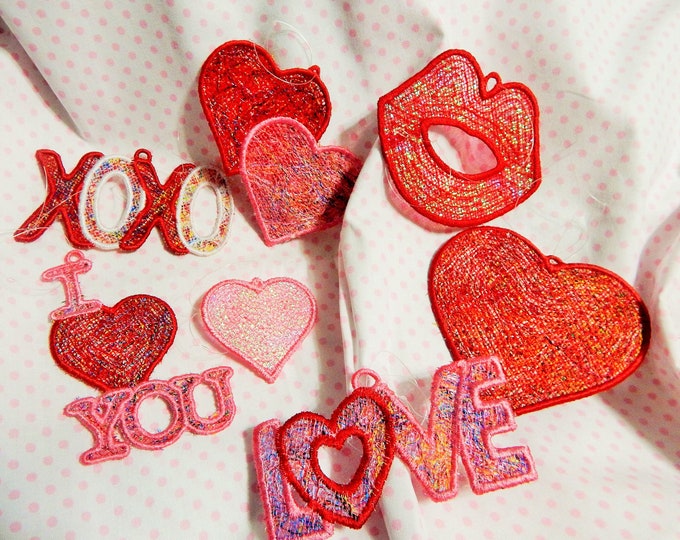 Valentine Threadies FSL KMC  Machine Embroidery Designs