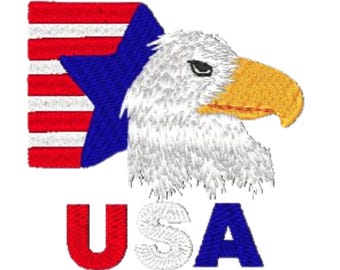 American Eagles  ( 12 Machine Embroidery Designs from ATW ) 4X4 and 5X7 Hoops