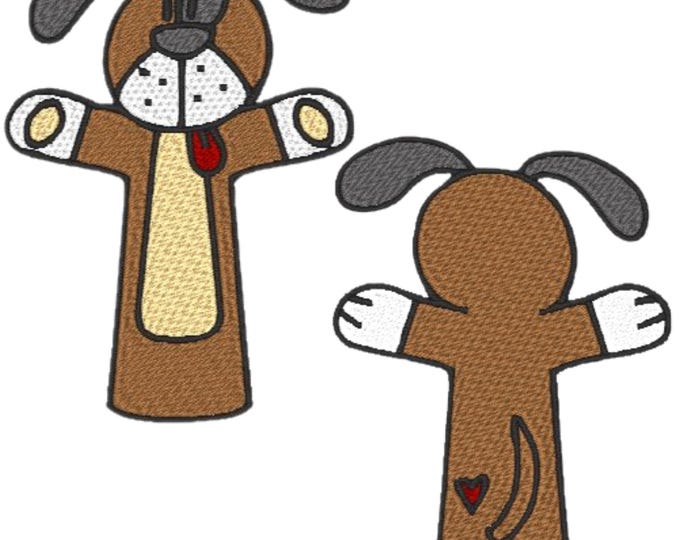 Critter-Finger-Puppets ( 14 Machine Embroidery Designs from ATW ) 4X4 Hoop