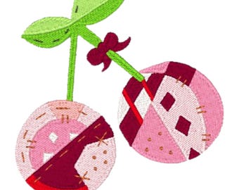 Fruit Patchwork | 10 Machine Embroidery Designs | Country Harvest Collection | 4X4 Hoop | Instant Download
