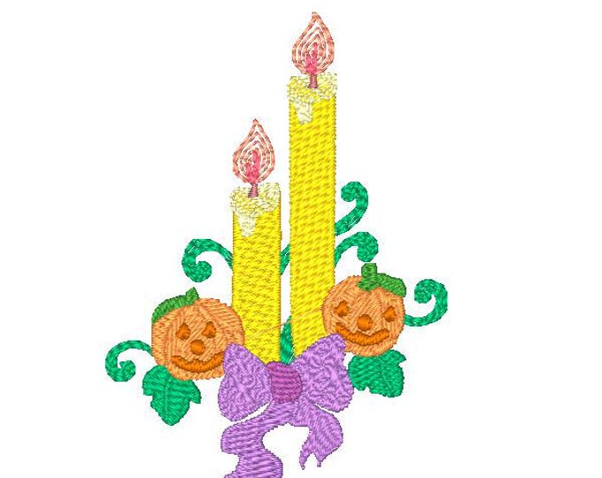 Halloween Candles ( 10 Machine Embroidery Designs from ATW )