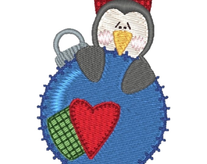 Ornament Peekers 7 Machine Embroidery Designs Christmas Ornament, Holiday, Seasonal 4X4 hoop Instant Download
