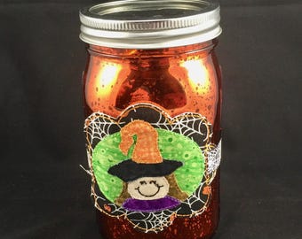FSA Halloween Jar Band Project | Freestanding Halloween Decor | 4X4 Hoop | Digital Download