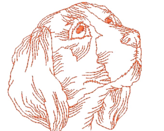 Beagle Dogs  (12 Machine Embroidery Designs) 10 5X7 hoop and 4 4X4 hoop