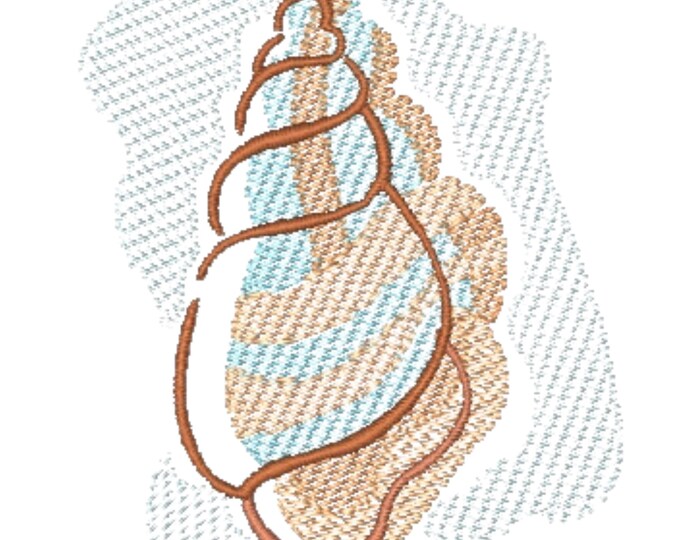 Abstract Sea Shells  ( 10 Machine Embroidery Designs by ATW) 4X4 Hoop