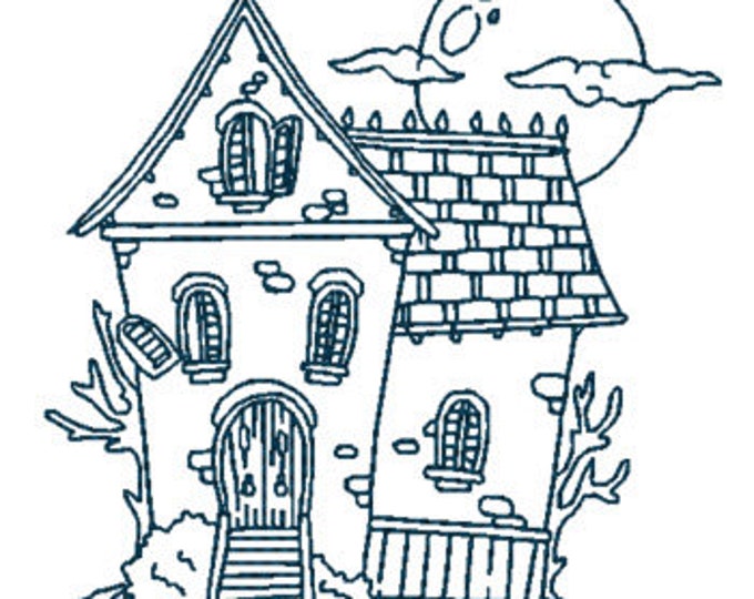 Redwork Halloween Machine Embroidery Designs
