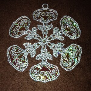 FSL Mylar Snowflake Fantasy Machine Embroidery Designs image 4